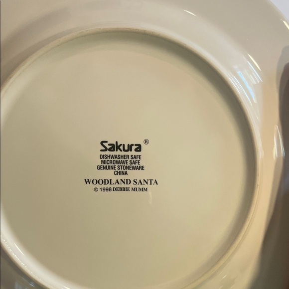 Sakura Festive Santa Dinnerware Set - Light Blue and Multicolor - Picture 2 of 7